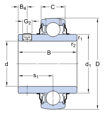 YAR204-2F/AG SKF