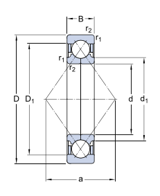 QJ304MA SKF