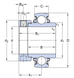 YELAG206 SKF