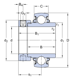 YELAG207 SKF