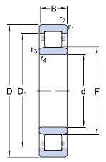 NU311ECP/C3 SKF