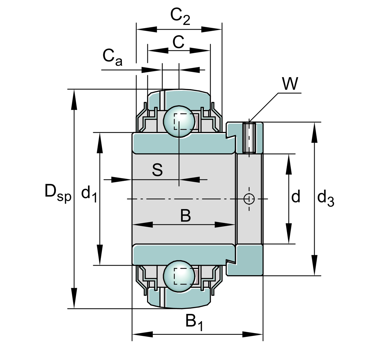 GE35-XL-KRR-B-2C INA