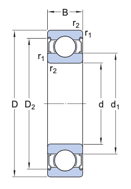 6204-2Z/C3 SKF